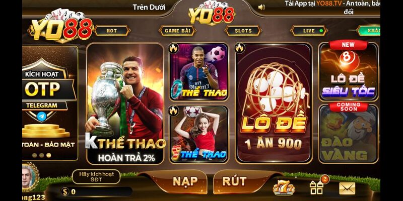 Cập nhật tỷ lệ cược mới nhất trên Thể Thao Yo88