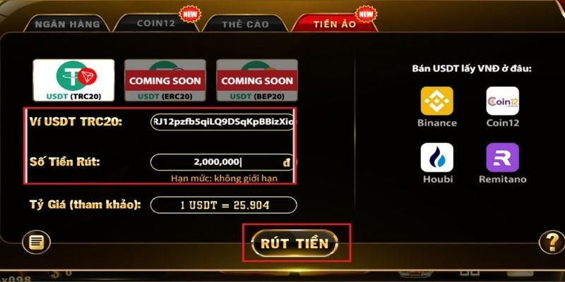 Quy trình rút tiền Yo88 đơn giản cho newbie