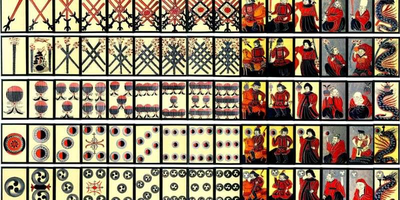 Các bước cơ bản trong cách chơi bài Karuta dạng Hanafuda