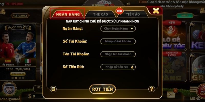 Hướng dẫn rút tiền Yo88 chuẩn xác nhất